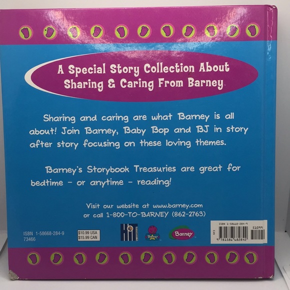 Barney’s Sharing & Caring Treasury Picture Book - Picture 4 of 16